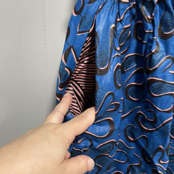 Mangishi Doll Lolita Backless Tiered Maxi Dress 8 Zambia Africa Mixed Pattern - Picture 6 of 9